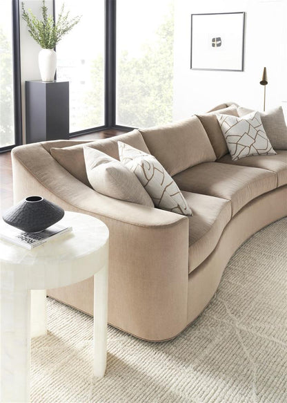 Vanguard Furniture - Meridian Round End Table - Bricked Cloud Onyx - P568E veiw 5