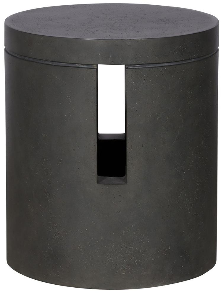 Vanguard Furniture - Milo Outdoor End Table - Cinder - OW525-E veiw 3