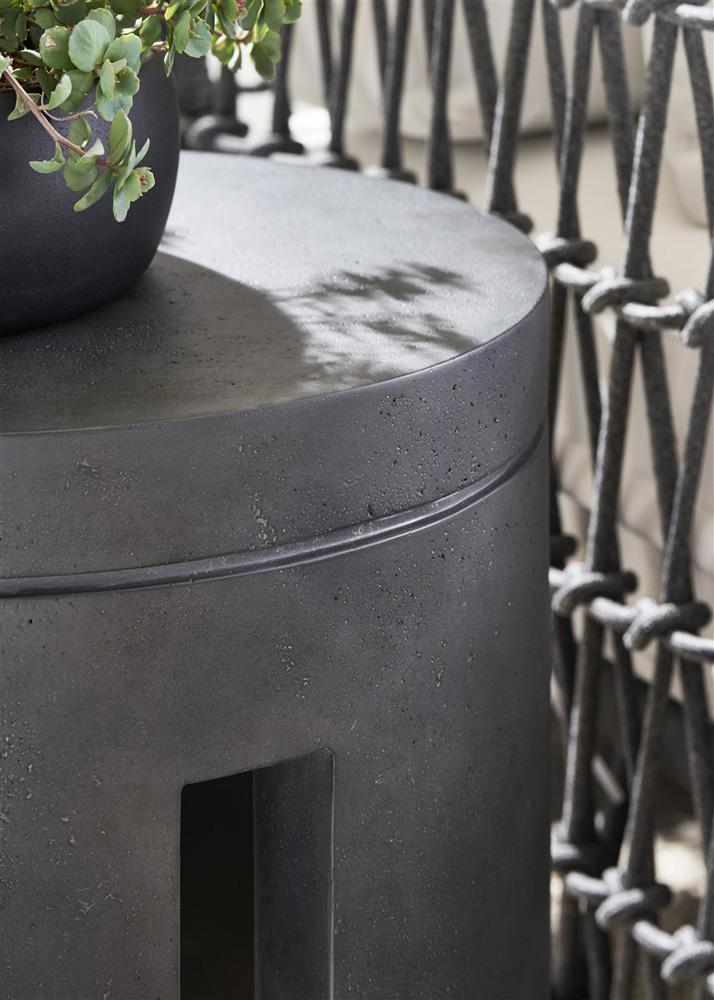 Vanguard Furniture - Milo Outdoor End Table - Cinder - OW525-E veiw 4