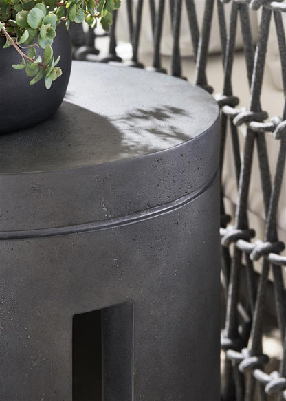 Vanguard Furniture - Milo Outdoor End Table - Cinder - OW525-E veiw 4