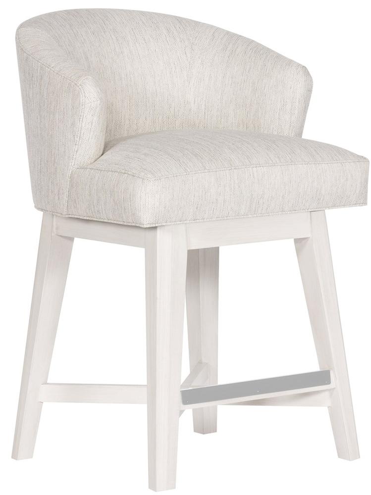 Vanguard Furniture - MIY Stocked Dining Stocked Performance Charley Counter Stool - Kick Plate in Brushed Nickel - T4V67-CS veiw 1