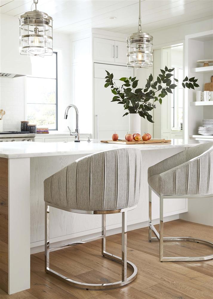 Vanguard Furniture - MIY Stocked Dining Stocked Performance Ryder Counter Stool - Polished Nickel - T1V66-CS veiw 5