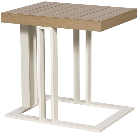Vanguard Furniture - Montecito Outdoor Accent Table - White Shimmer - OW510-E veiw 1