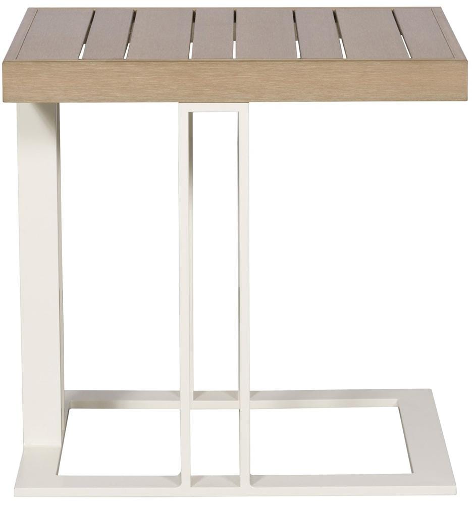 Vanguard Furniture - Montecito Outdoor Accent Table - White Shimmer - OW510-E veiw 3