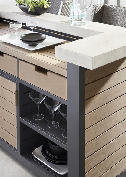 Vanguard Furniture - Montecito Outdoor Bar - OW506-BR veiw 7