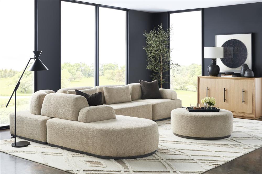 Vanguard Furniture - Nest Ottoman - Itilia Camel/Summit Finish - T2V165-OT veiw 4