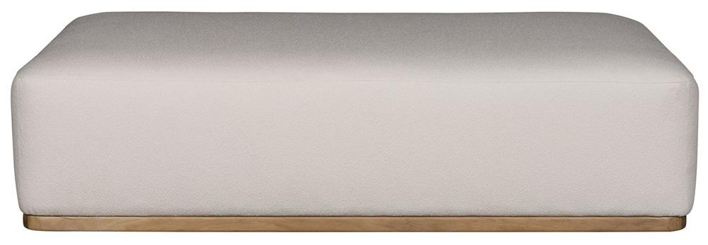 Vanguard Furniture - Nest Rectangular Bumper - Jackpot Chalk/Wheat Finish - T1V165-RB veiw 1