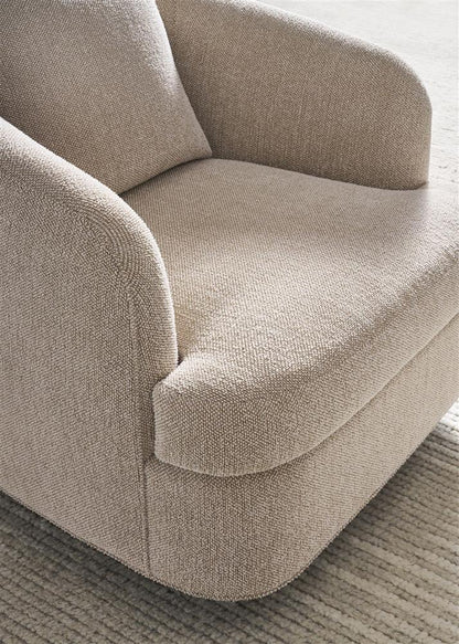 Vanguard Furniture - Ode Stocked Swivel Chair - Oatmeal Fabric - TV125-SW veiw 5