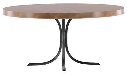 Vanguard Furniture - Rendition - Dining Table - Mocha with Oil Rubbed Steel  - 8406T1-OC view 1