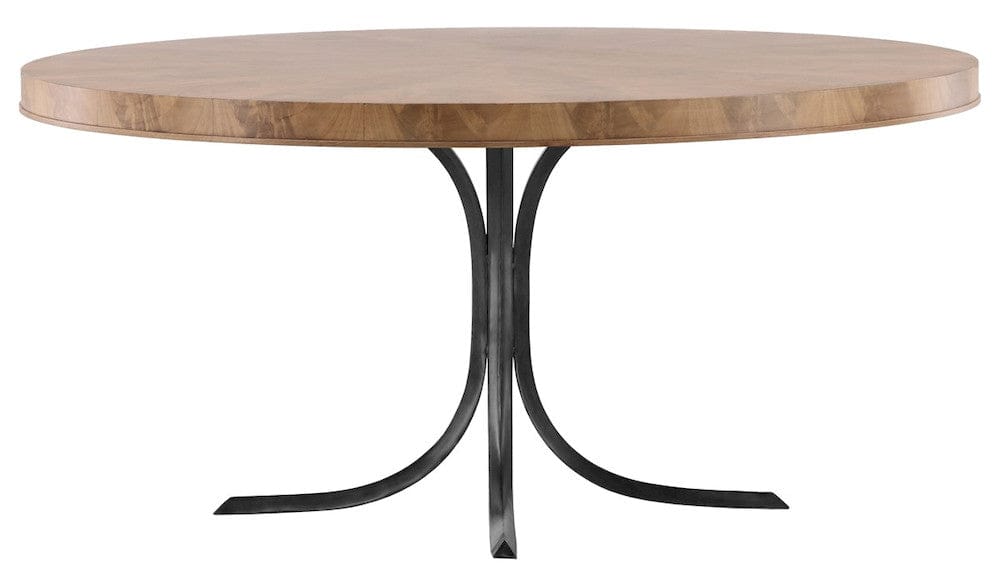 Vanguard Furniture - Rendition - Dining Table - Mocha with Oil Rubbed Steel  - 8406T2-OC view 1
