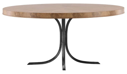 Vanguard Furniture - Rendition - Dining Table - Mocha with Oil Rubbed Steel  - 8406T2-OC view 1