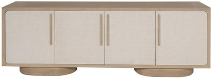 Vanguard Furniture - Reveal Buffet - Navajo Case/Snowdrift Raffia - P592B-IO veiw 2