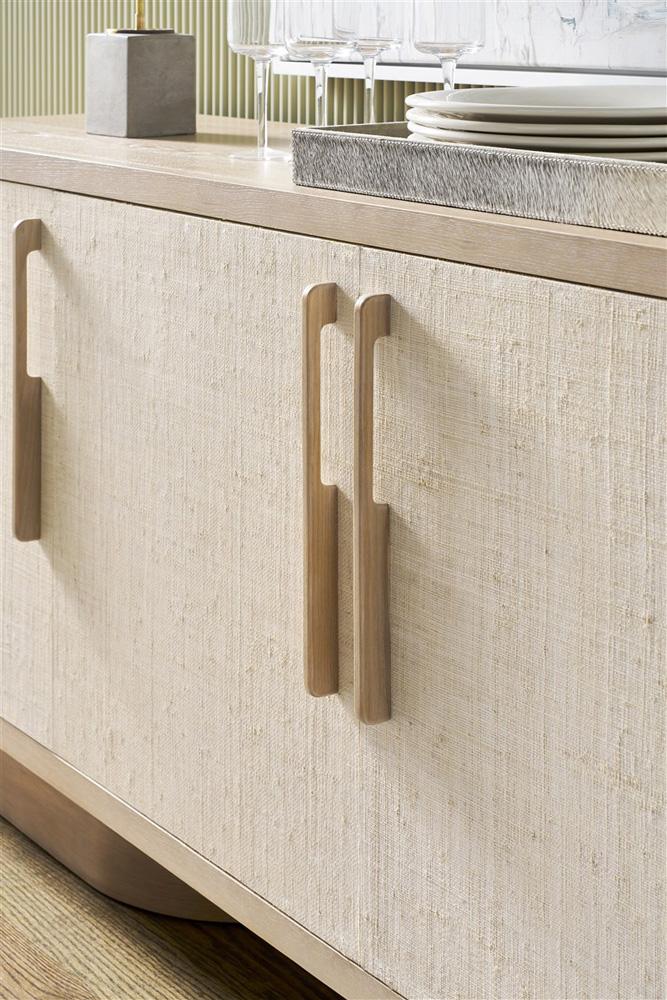 Vanguard Furniture - Reveal Buffet - Navajo Case/Snowdrift Raffia - P592B-IO veiw 3