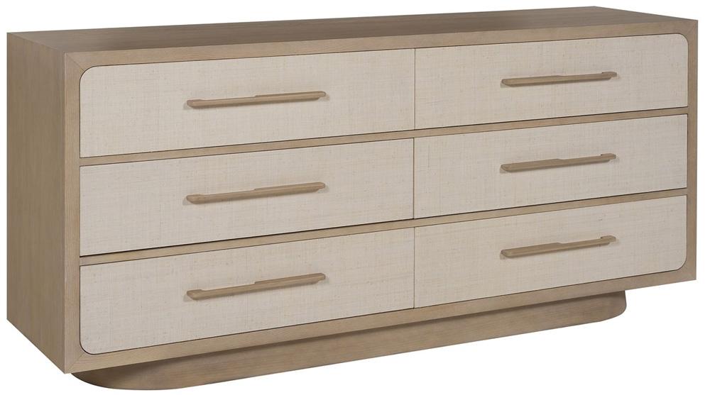 Vanguard Furniture - Reveal Dresser - Navajo Case/Snowdrift Raffia - P592D-IO veiw 1