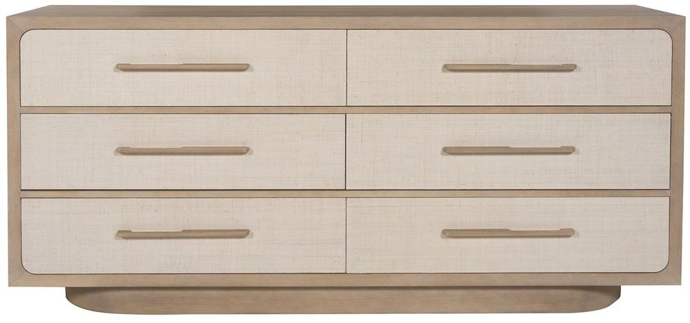 Vanguard Furniture - Reveal Dresser - Navajo Case/Snowdrift Raffia - P592D-IO veiw 2