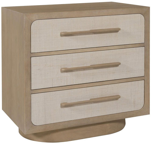 Vanguard Furniture - Reveal Nightstand - Small - Navajo Case/Snowdrift Raffia - P592N2-IO veiw 1