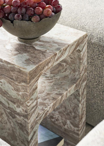 Vanguard Furniture - Rome Spot Table - Toronto Stone - 9018EE veiw 4