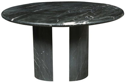 Vanguard Furniture - Sae Chat Table - Black Marquesa Marble - P772CT veiw 2