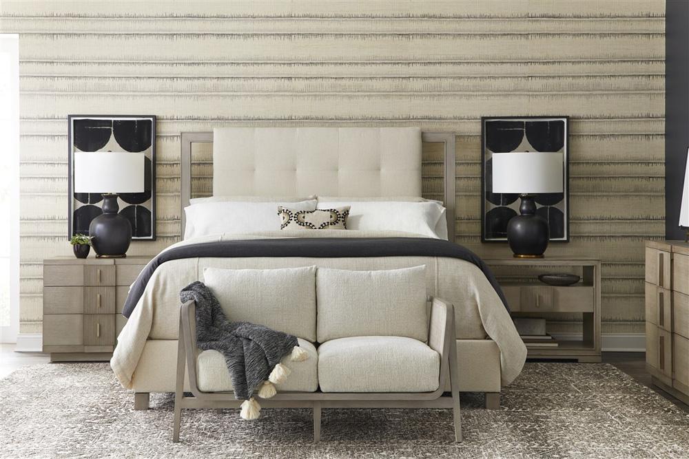 Vanguard Furniture - Talia King Bed Loom Program - Igloo Marshmallow - T584CK-PF veiw 3