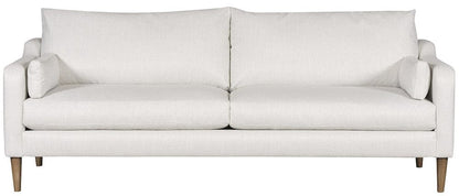 Vanguard Furniture - Thea - Stocked Sofa - Callaloo Cotton Fabric with Flaxen Stone Finish Tapered Leg - T1V150-2S view 1