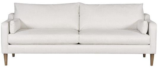 Vanguard Furniture - Thea - Stocked Sofa - Callaloo Cotton Fabric with Flaxen Stone Finish Tapered Leg - T1V150-2S view 1