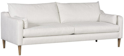 Vanguard Furniture - Thea - Stocked Sofa - Callaloo Cotton Fabric with Flaxen Stone Finish Tapered Leg - T1V150-2S view 2
