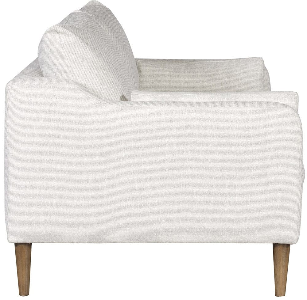 Vanguard Furniture - Thea - Stocked Sofa - Callaloo Cotton Fabric with Flaxen Stone Finish Tapered Leg - T1V150-2S view 4