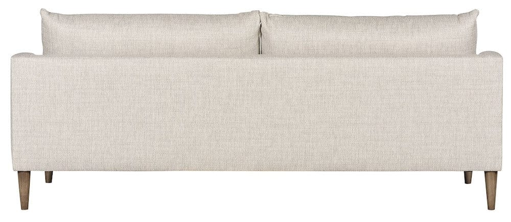 Vanguard Furniture - Thea - Stocked Sofa - Tatz Natural Fabric with Flaxen Stone Finish Tapered Leg - T4V150-2S view 3