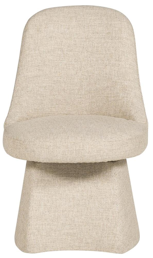 Vanguard Furniture - Wells Stocked Dining Chair - Nathan Sandstone Fabric - TV1197S veiw 2