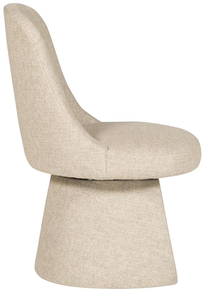Vanguard Furniture - Wells Stocked Dining Chair - Nathan Sandstone Fabric - TV1197S veiw 3