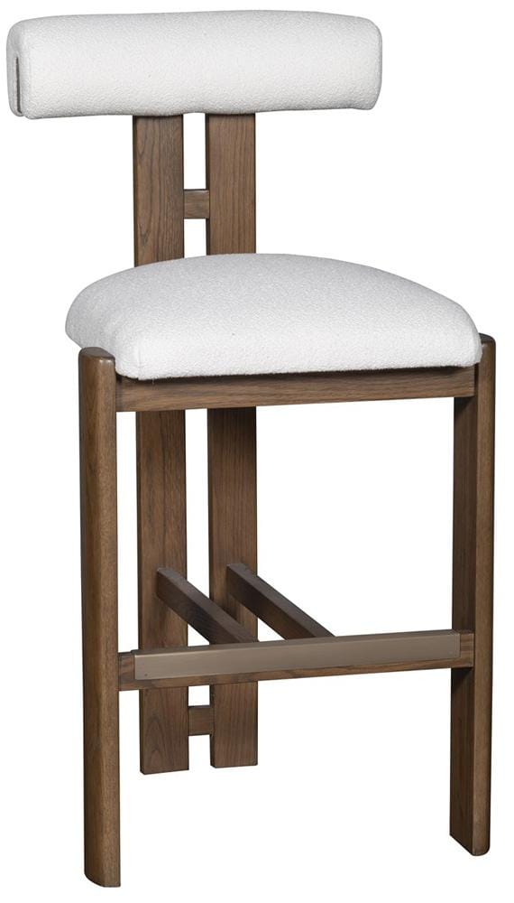 Vanguard Furniture - Wright Stocked Dining Barstool - Jackpot Chalk Fabric - TV1183-BS veiw 1