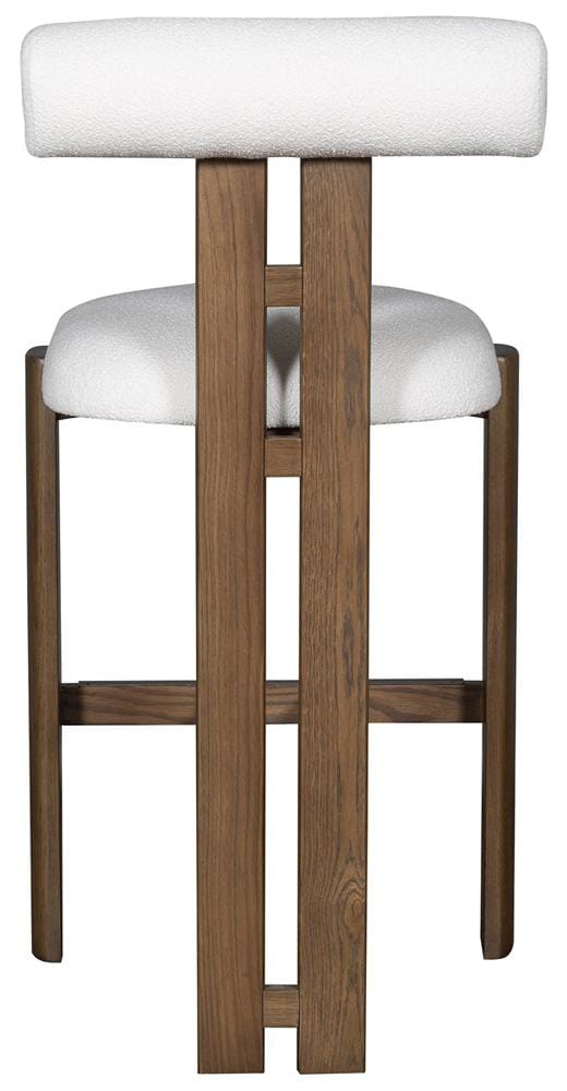 Vanguard Furniture - Wright Stocked Dining Barstool - Jackpot Chalk Fabric - TV1183-BS veiw 4