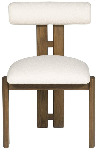 Vanguard Furniture - Wright Stocked Dining Chair - Jackpot Chalk Fabric - TV1183S veiw 2