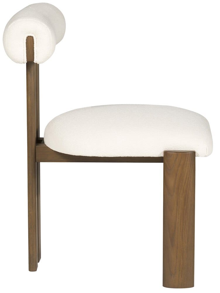 Vanguard Furniture - Wright Stocked Dining Chair - Jackpot Chalk Fabric - TV1183S veiw 3