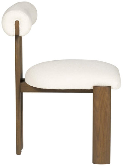 Vanguard Furniture - Wright Stocked Dining Chair - Jackpot Chalk Fabric - TV1183S veiw 3
