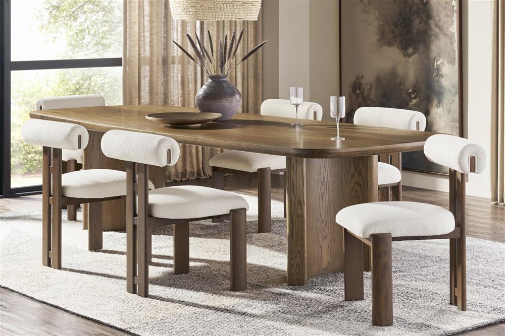 Vanguard Furniture - Wright Stocked Dining Chair - Jackpot Chalk Fabric - TV1183S veiw 9