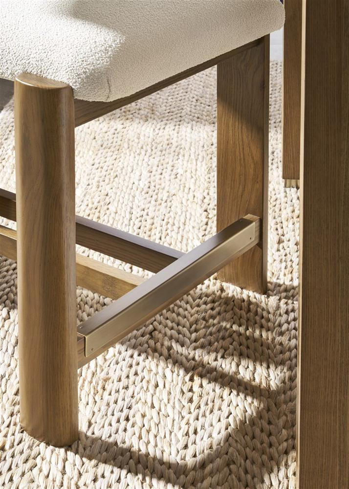 Vanguard Furniture - Wright Stocked Dining Counter Stool - Jackpot Chalk Fabric - TV1183-CS veiw 4