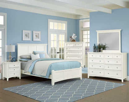 Vaughan Bassett - Bonanza Chest with 5 Drawers in White - BB29-115 veiw 2