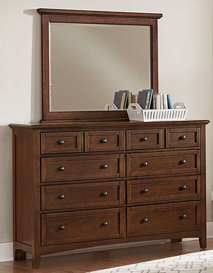 Vaughan Bassett - Bonanza Landscape Mirror in Cherry - BB28-446 veiw 2