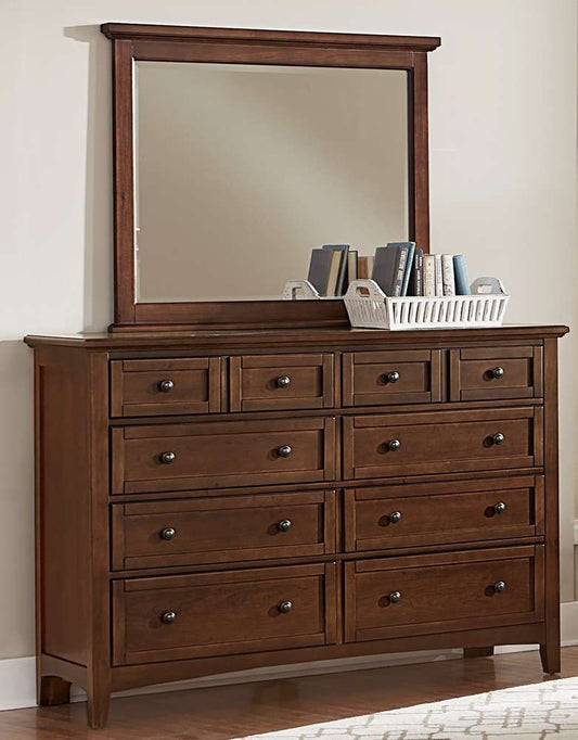 Vaughan Bassett - Bonanza Landscape Mirror in Cherry - BB28-446 veiw 2