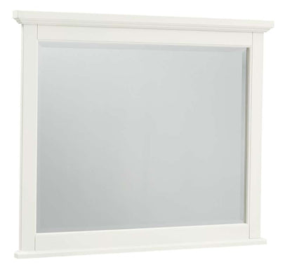 Vaughan Bassett - Bonanza Landscape Mirror in White - BB29-446 veiw 1