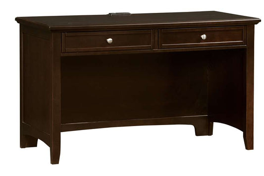 Vaughan Bassett - Bonanza Laptop/Tablet Desk with 2 Drawers in Merlot - BB27-778 veiw 1