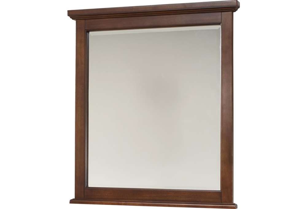 Vaughan Bassett - Bonanza Small Landscape Mirror in Cherry - BB28-442 veiw 1