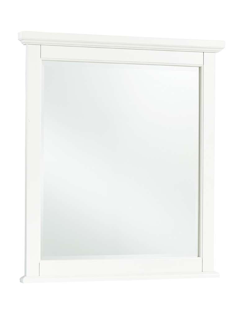 Vaughan Bassett - Bonanza Small Landscape Mirror in White - BB29-442 veiw 1