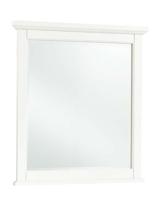 Vaughan Bassett - Bonanza Small Landscape Mirror in White - BB29-442 veiw 1