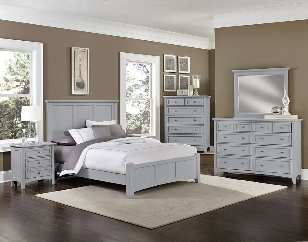 Vaughan Bassett - Bonanza Triple Dresser with 8 Drawers in Gray - BB26-002 veiw 2