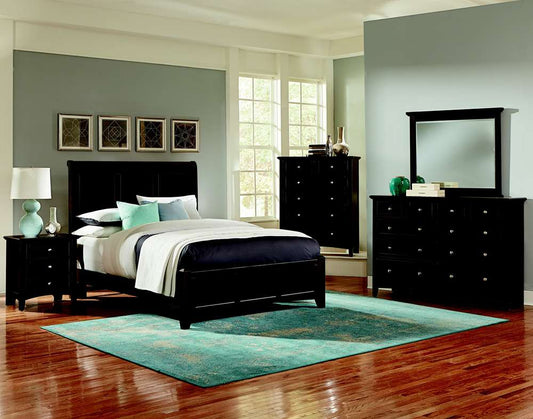 Vaughan Bassett - Bonanza Triple Dresser with 8 Drawers in Merlot - BB27-002 veiw 2