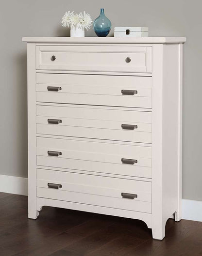 Vaughan Bassett - Bungalow Chest with 5 Drawers in Lattice - 744-115 veiw 2
