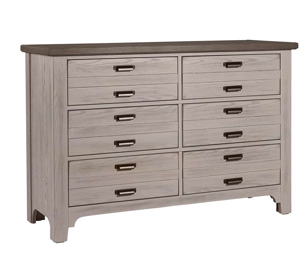 Vaughan Bassett - Bungalow Double Dresser with 6 Drawers in Dover Grey/Folkstone - 741-001 veiw 1