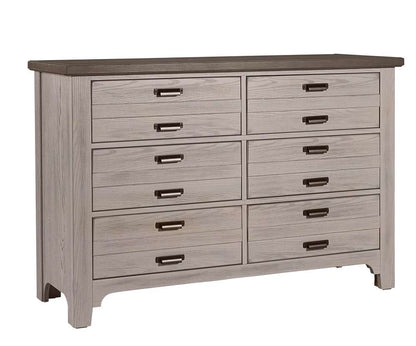 Vaughan Bassett - Bungalow Double Dresser with 6 Drawers in Dover Grey/Folkstone - 741-001 veiw 1